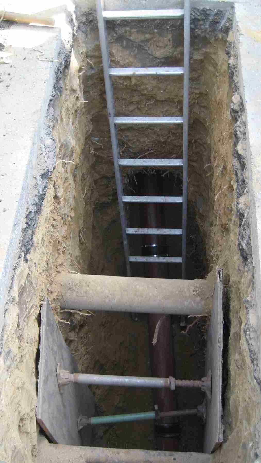 Behind-the-wall plumbing rebuild
