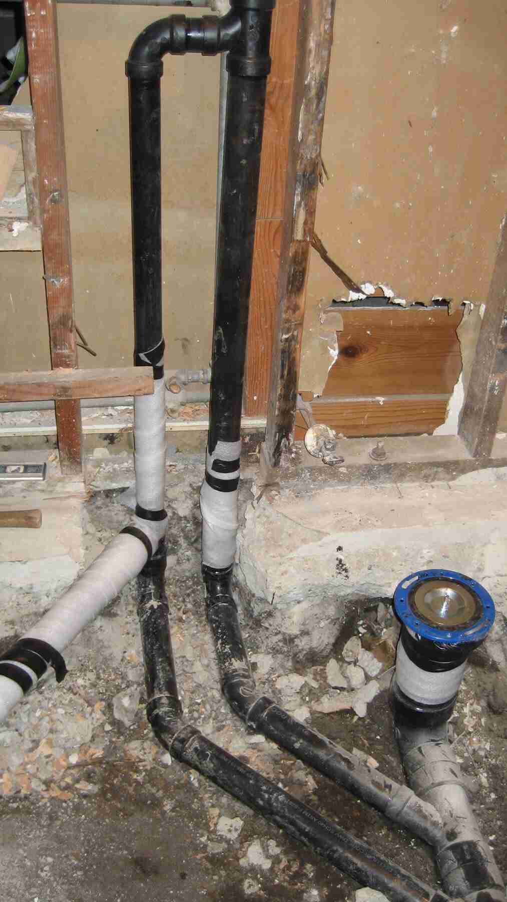 Plumbing system installation