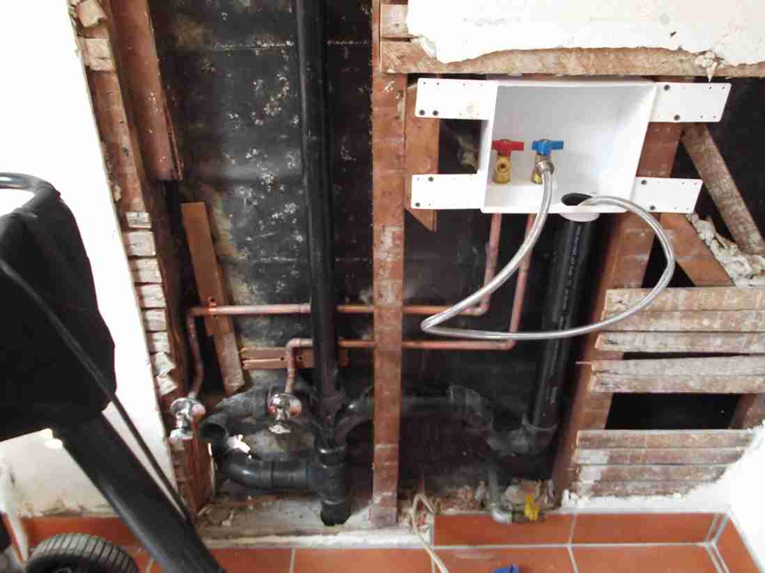 Whole-home repipe — copper run completed